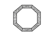 Polygon Frame & Label Bundle, an Illustration by Creativeshirt (Thumbnail 22 of 51)