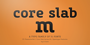 Core Slab M, a Slab Serif Font by S-Core (Thumbnail 1 of 5)