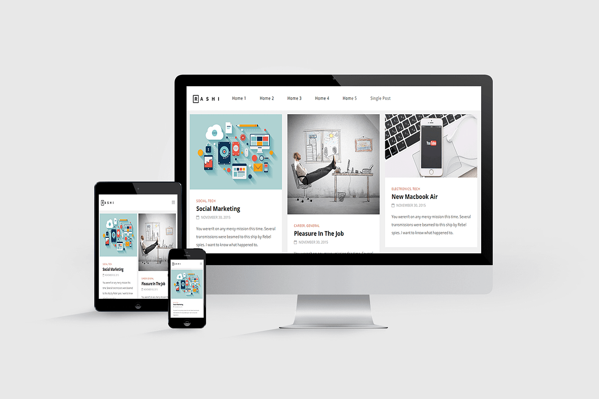 Rashi - Modern WordPress Blog Theme, a WordPress Template by Lime Theme (Photo 5 of 5)