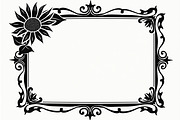 8 Lotus Floral Frame Bundle, an Illustration by Designs_River (Thumbnail 4 of 9)