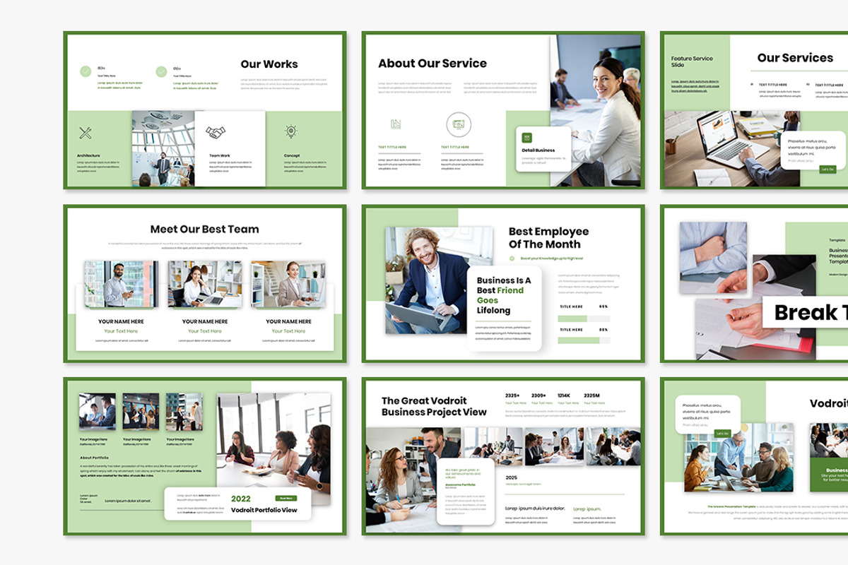 Vodroit Business Presentation, a Presentation Template by Analogous Temp (Photo 3 of 5)