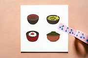 Japanese Sushi Vector Collection, a Food Illustration by jongcreative (Thumbnail 3 of 4)