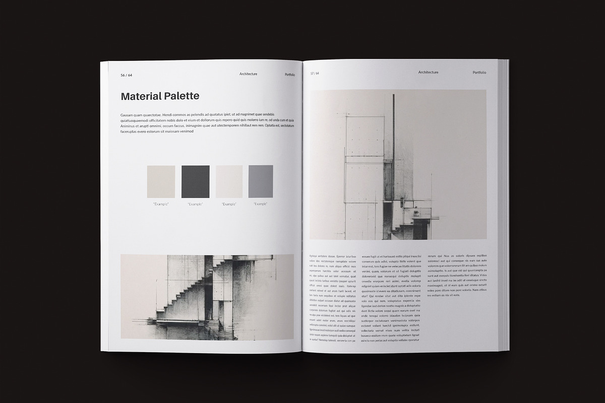 Architecture Portfolio Brochure, a Brochure Template by TemplateFolio-Shop (Photo 22 of 29)