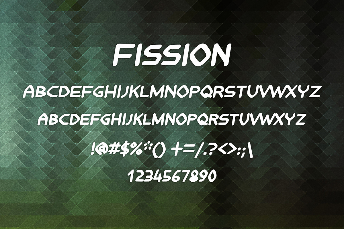 FISSION font preview 2