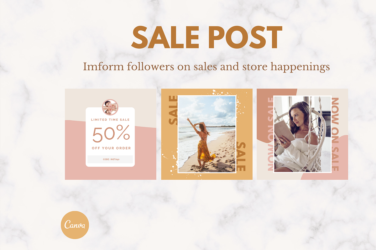 Product Instagram Canva Templates, a Social Media Template by Social Assumptions (Photo 6 of 8)