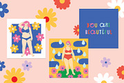 Women Body Positive Illustrations, a Healthcare Illustration by Katerina Osa (Thumbnail 4 of 13)