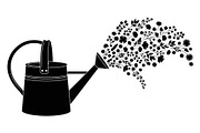 Floral Watering Can Design Bundle, an Illustration by Gaye Art (Thumbnail 24 of 31)