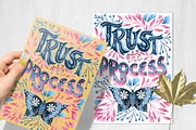 Flowery butterflies clipart set, an Animal Illustration by Yelloo Fish (Thumbnail 11 of 14)