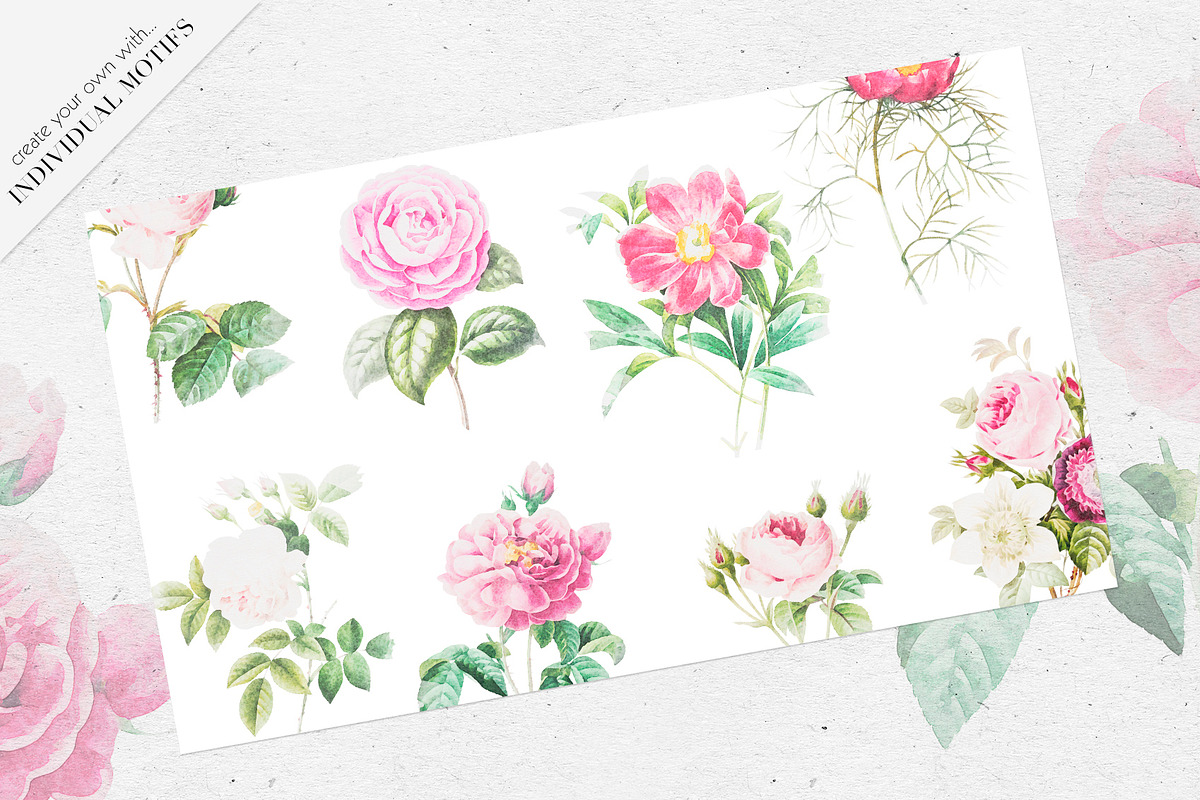 Roses & Blooms, a Pattern Graphic by TSTUDIO (Photo 6 of 9)