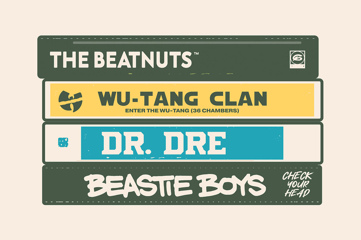 90s Hip Hop Tape Cassette, an Object Illustration by Darts Lines (Photo 1 of 5)