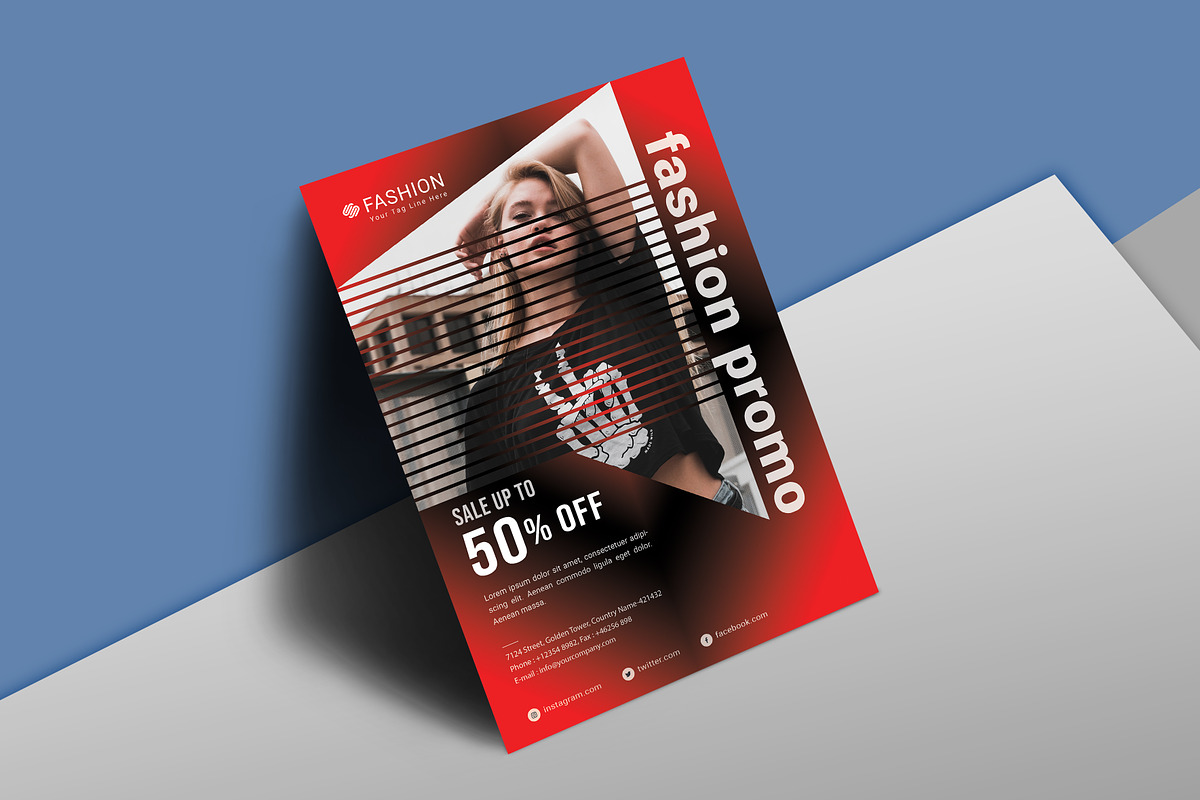 Fashion Flyer, a Flyer Template by graphicsunday (Photo 1 of 3)