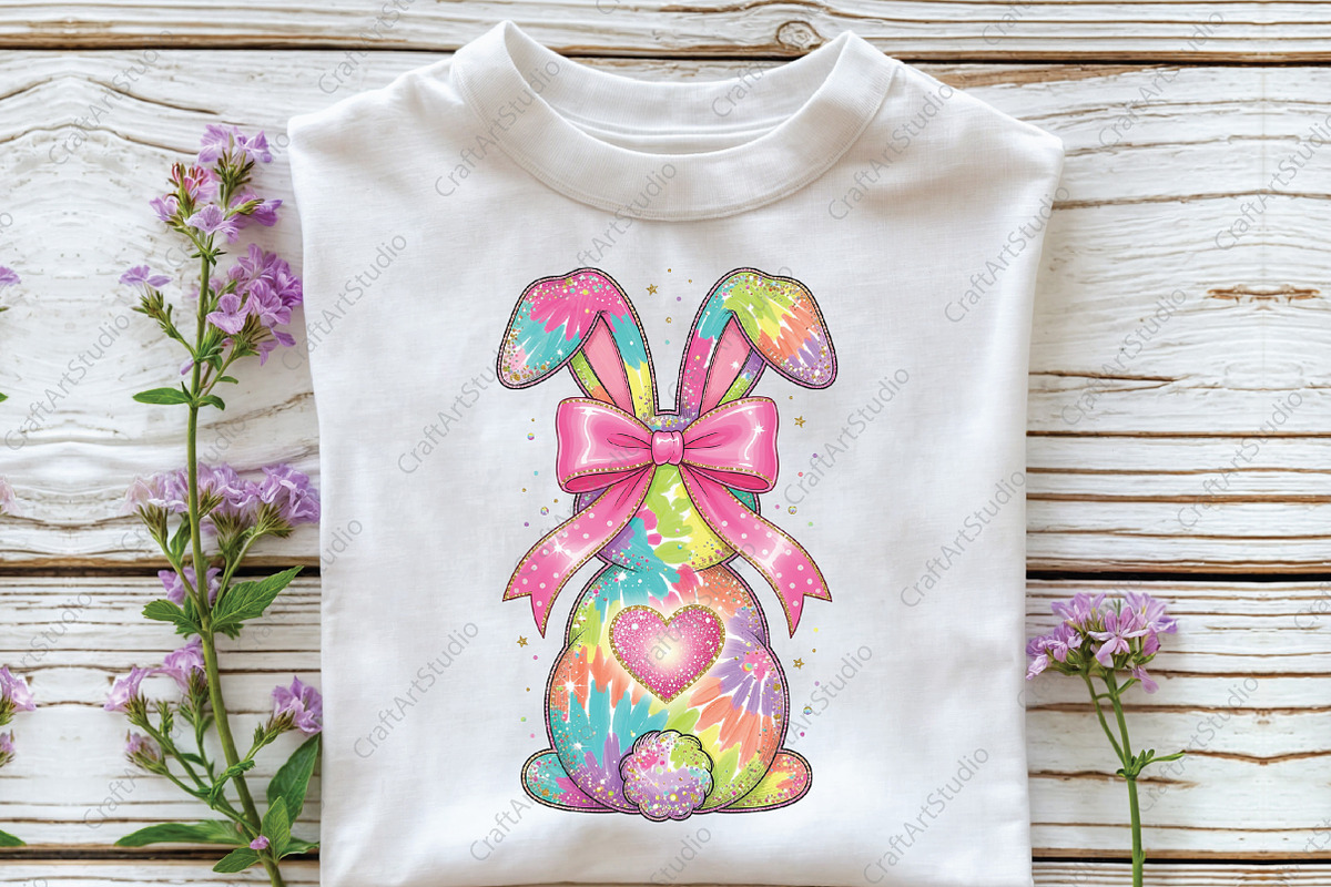 Brushstroke Easter Png, Easter Bow, an Illustration by CraftArtStudio (Photo 2 of 4)
