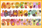 Fall Autumn-PNG fonts, a Symbol Font by It me digital art (Thumbnail 2 of 6)