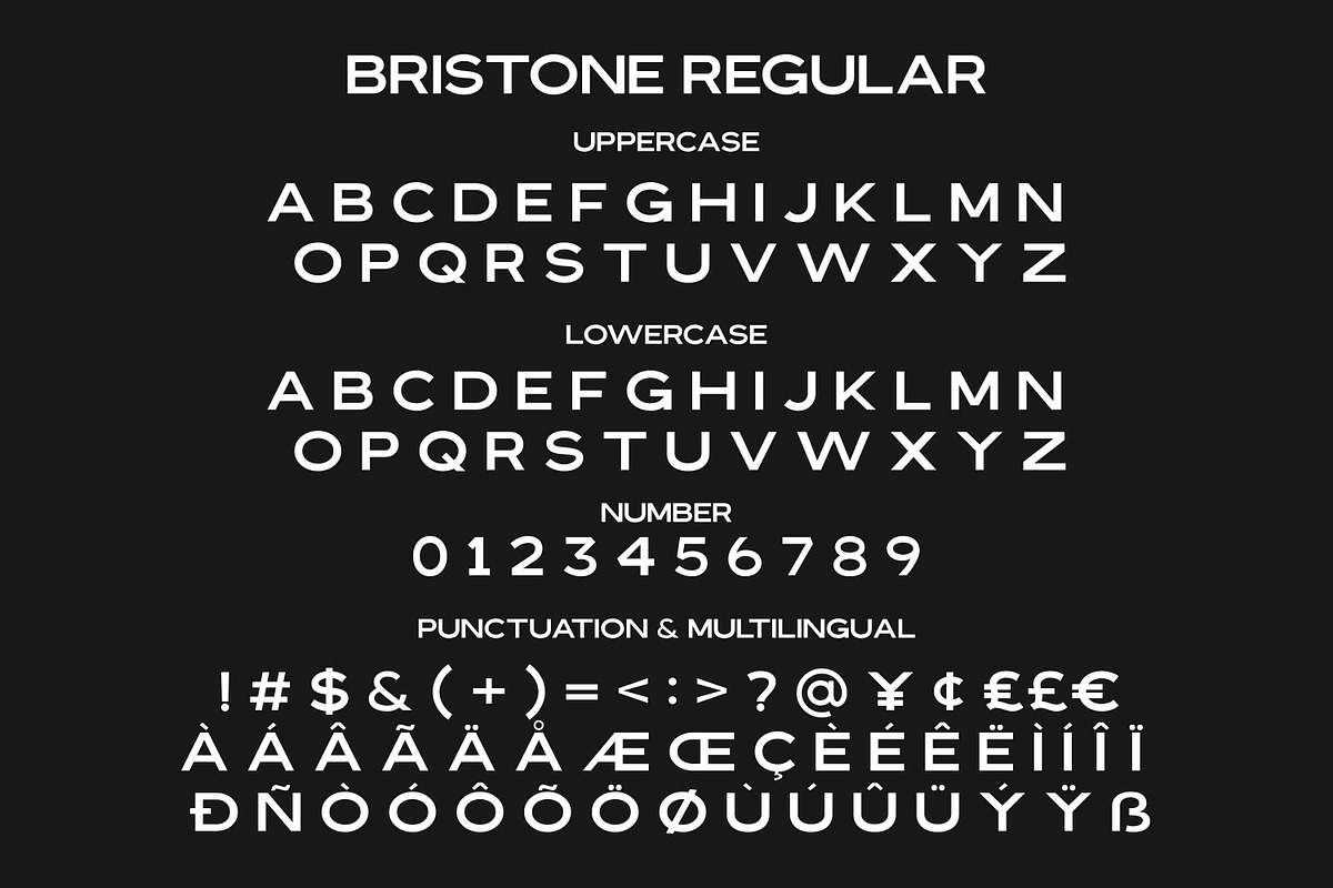 Bristone - Expanded Sans, a Sans Serif Font by Almarkhatype (Photo 13 of 18)