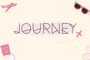 Journey Handwriting Font