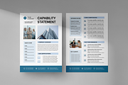 Capability Statement | Canva & Word, a Flyer Template by Leaflove (Thumbnail 2 of 5)