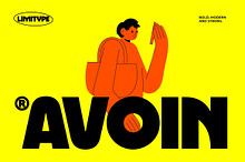 Avoin - Modern Bold Font