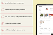 My wishlist - Notion template, an App Template by Iasan Design (Thumbnail 4 of 8)