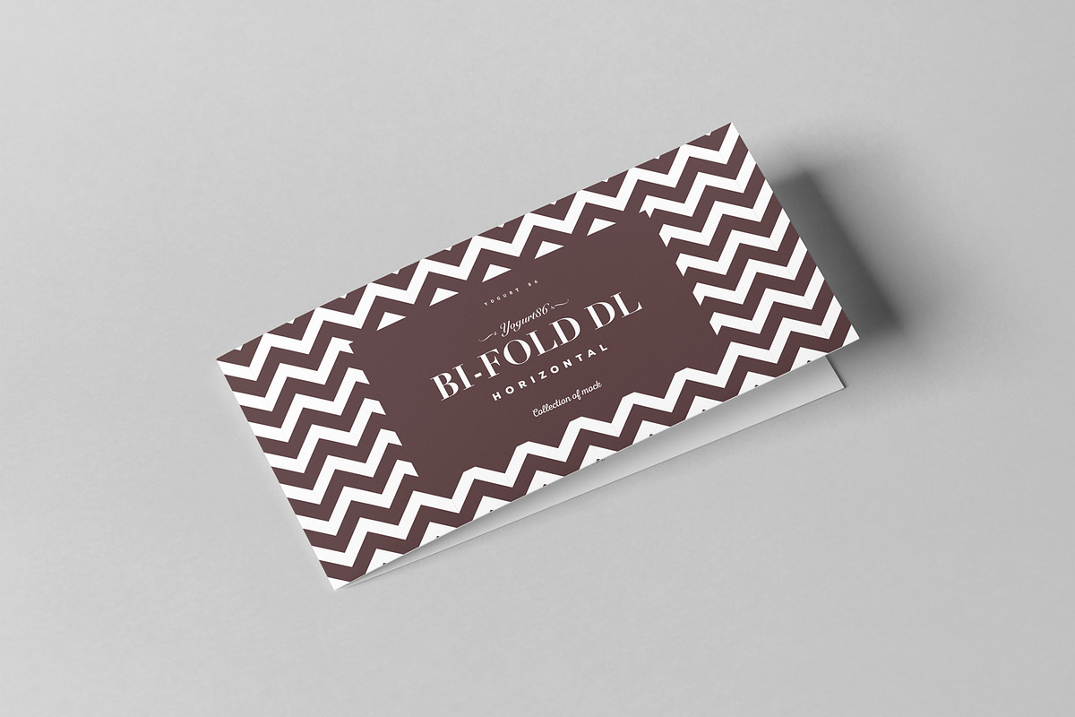 Bi-Fold DL Horizontal Brochure 2, an Advertising Mockup by Yogurt86 (Photo 2 of 14)
