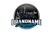 trucking and car logo template, an Object Graphic by TFamz (Thumbnail 3 of 3)