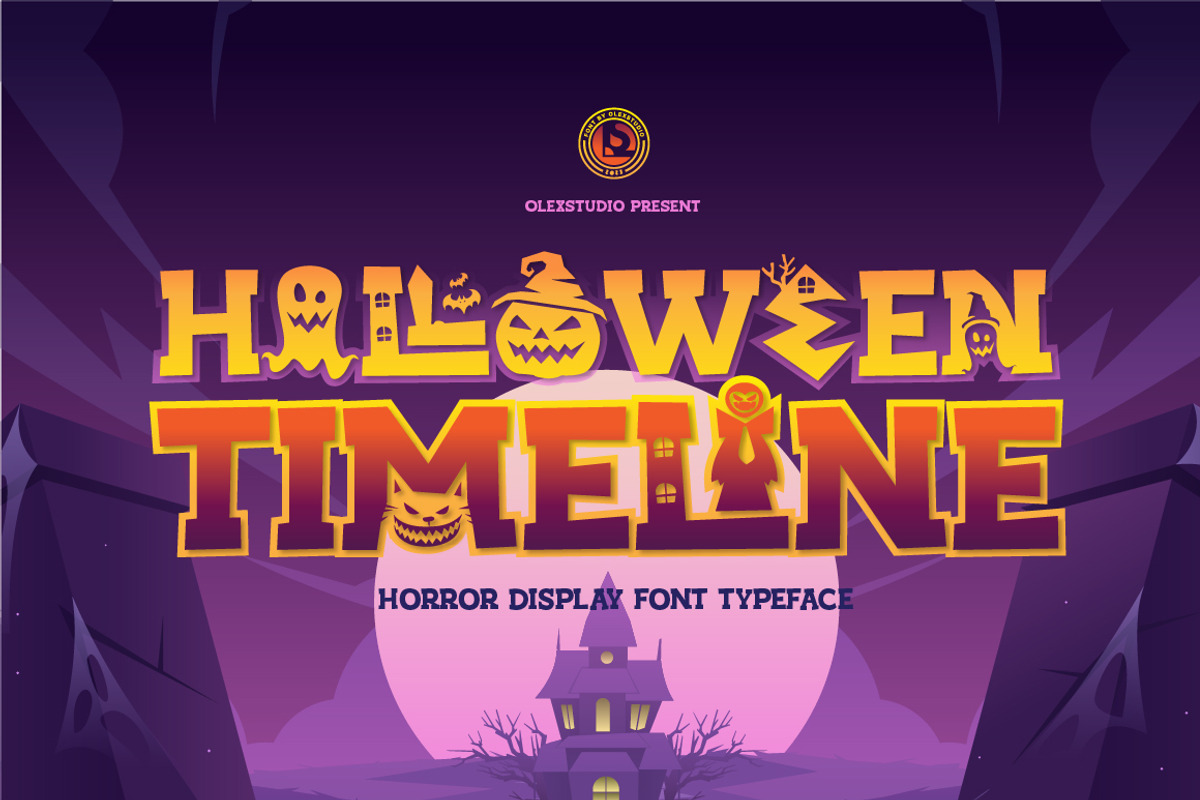 HALLOWEEN TIMELINE, a Serif Font by Olexstudio (Photo 1 of 7)