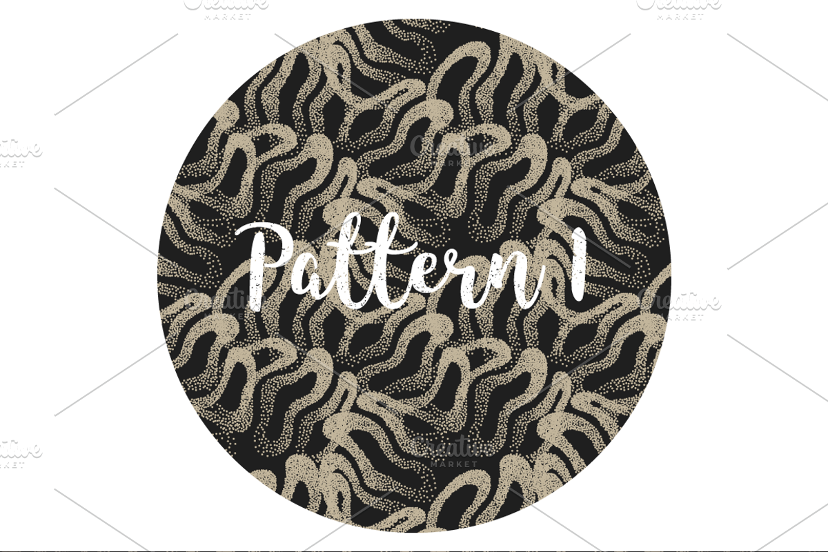 Vector Abstract Seamless Patterns, a Pattern Graphic by yamonstro (Photo 3 of 8)