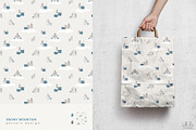 Snowy Winter Pattern Collection, a Pattern Graphic by WD Illustration (Thumbnail 2 of 6)