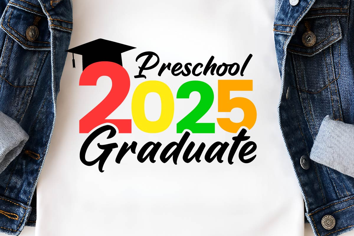 Preschool Graduate 2025 Svg Png, an Object Graphic by Digi_Design_World (Photo 3 of 6)