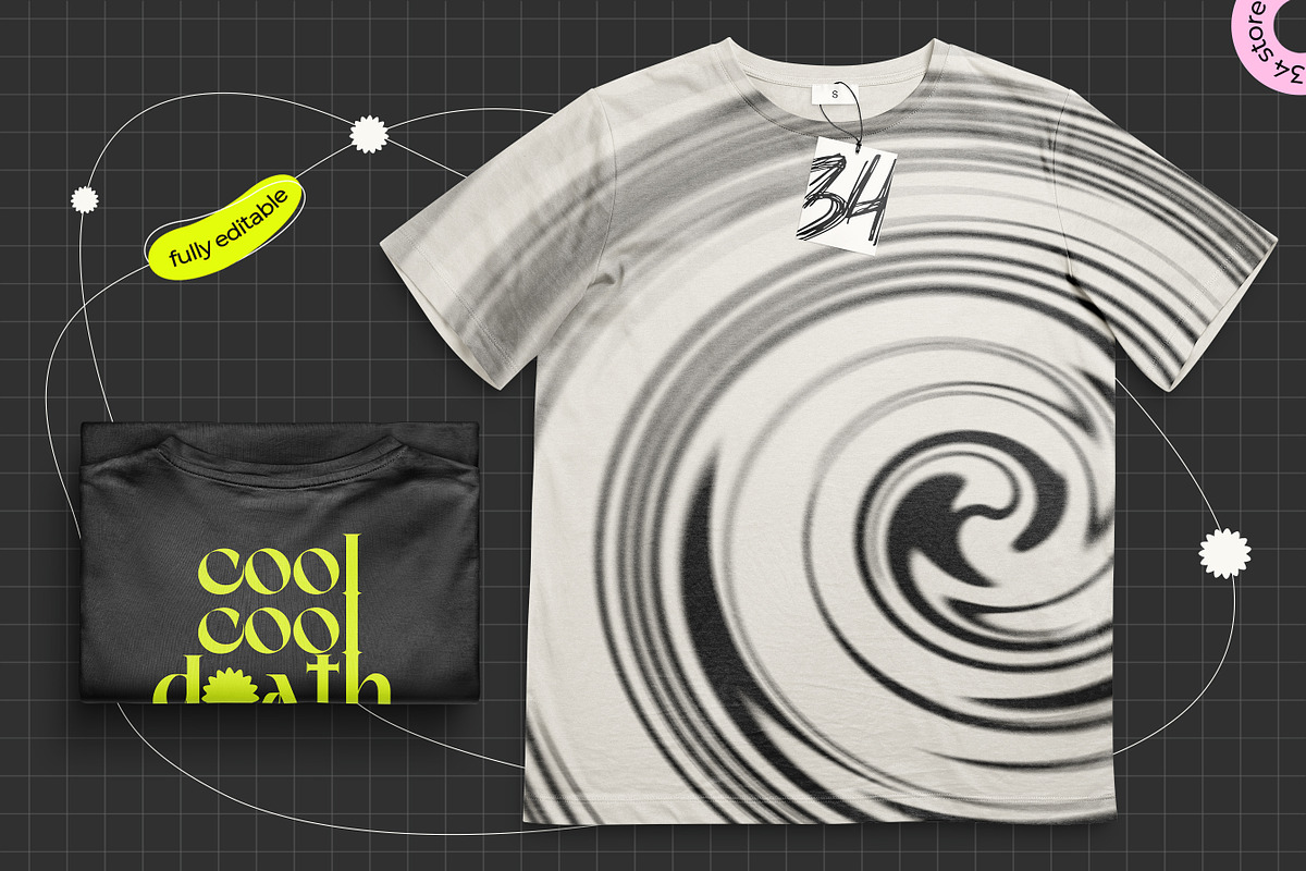 Six T-Shirt PSD Mockups Bundle, a Templates & Theme by 34store (Photo 8 of 9)