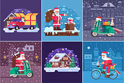 Santa Delivery Service, an Illustration by Alex Krugli (Thumbnail 2 of 7)