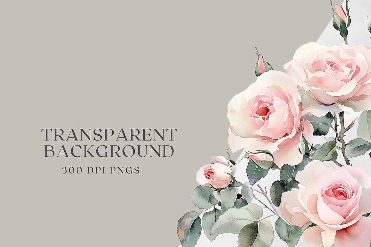 Rose Riviere - Watercolor Floral, a Decorative Illustration by ThaismotaCreativeCo (Photo 9 of 9)