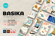 BASIKA Instagram post template, a Social Media Template by Storyteller Imagery (Thumbnail 1 of 9)