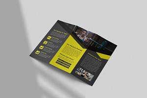 GYM Tri Fold Brochure Template