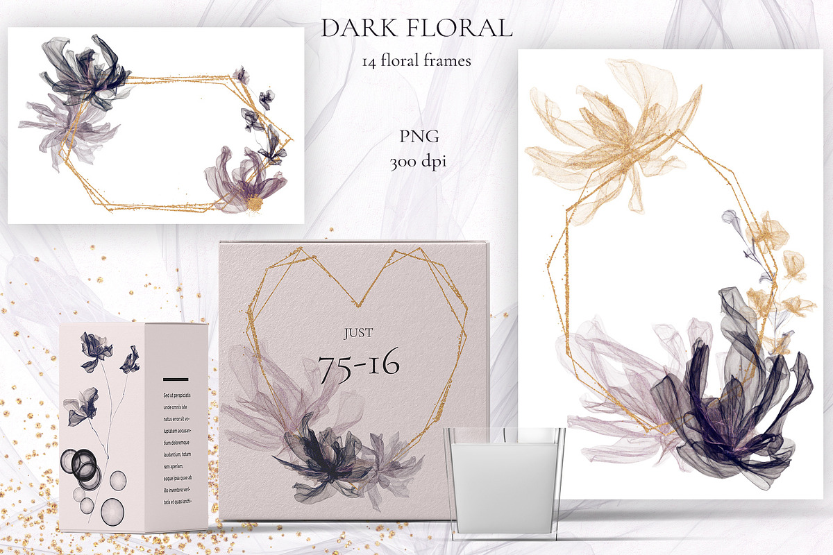 Dark Floral, an Illustration by Salted Galaxy (Photo 6 of 18)