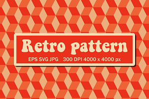 Retro Pattern In Retro Style