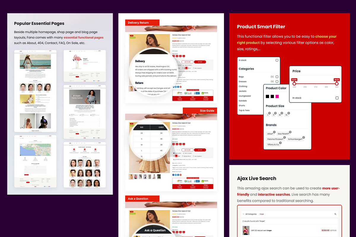 Creative Minimal WooCommerce WP, a WordPress Template by UInstrument (Photo 3 of 6)