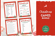 Printable Christmas Games BUNDLE, a Templates & Theme by Templatables (Thumbnail 3 of 9)