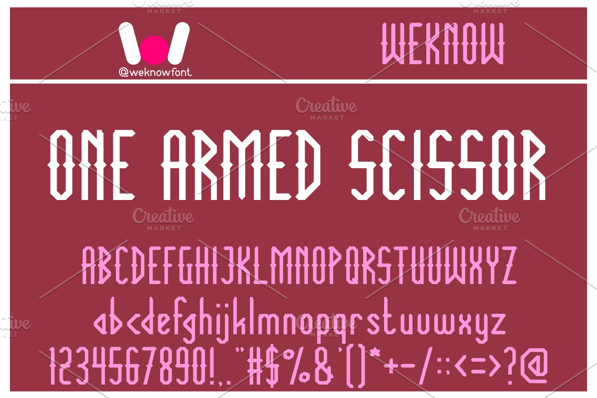 The Innocent army font, a Font by weknow (Photo 2 of 5)