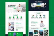 Solar Energy Landing Page Figma, an UI Kit Template by artbart (Thumbnail 2 of 8)