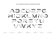 Egos-Futuristic Sci-Fi Display Font, a Sans Serif Font by Linecreative (Thumbnail 5 of 10)