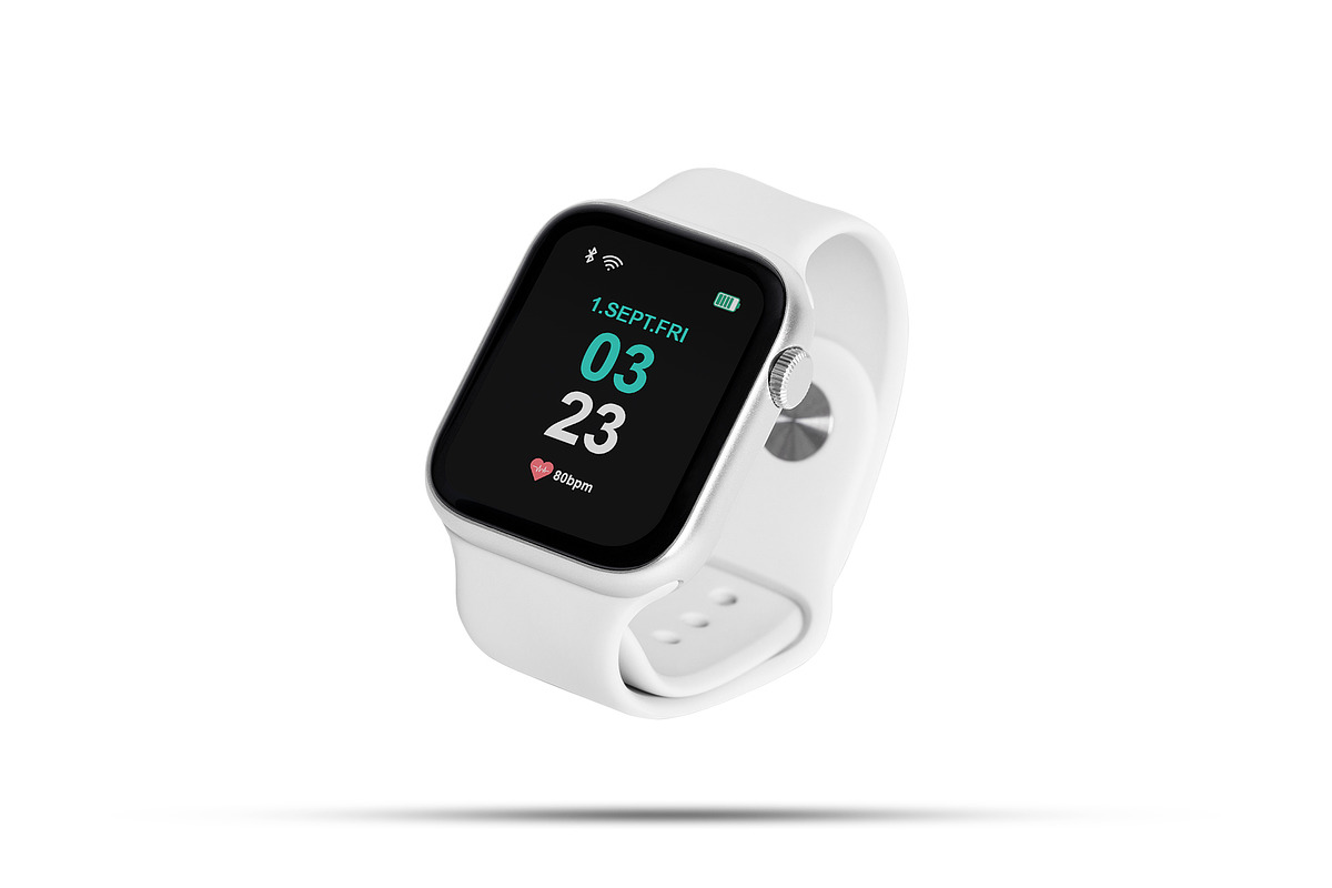 Smart Watch Mockup, a Product Mockup by Designbuys (Photo 2 of 2)