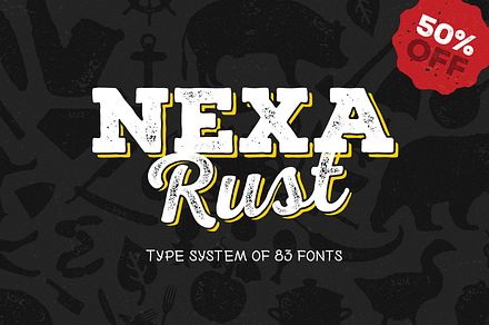 Nexa Rust, a Script Font by Fontfabric