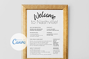 Airbnb Welcome Sign Canva Template, a Poster Template by Story Native (Thumbnail 3 of 5)