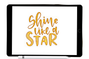 Glitter Procreate Lettering Brush, a Brush Add-On by Blue Strawberry Studio (Thumbnail 3 of 6)