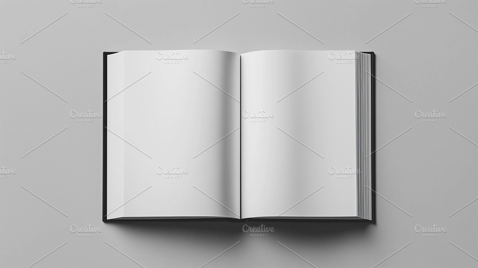 Open book with blank pages mockup, a Background Photo by MistyDay
