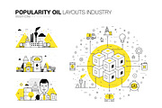 Popularity oil layouts, a Technology Illustration by Vladimir Vihrev (Thumbnail 7 of 10)