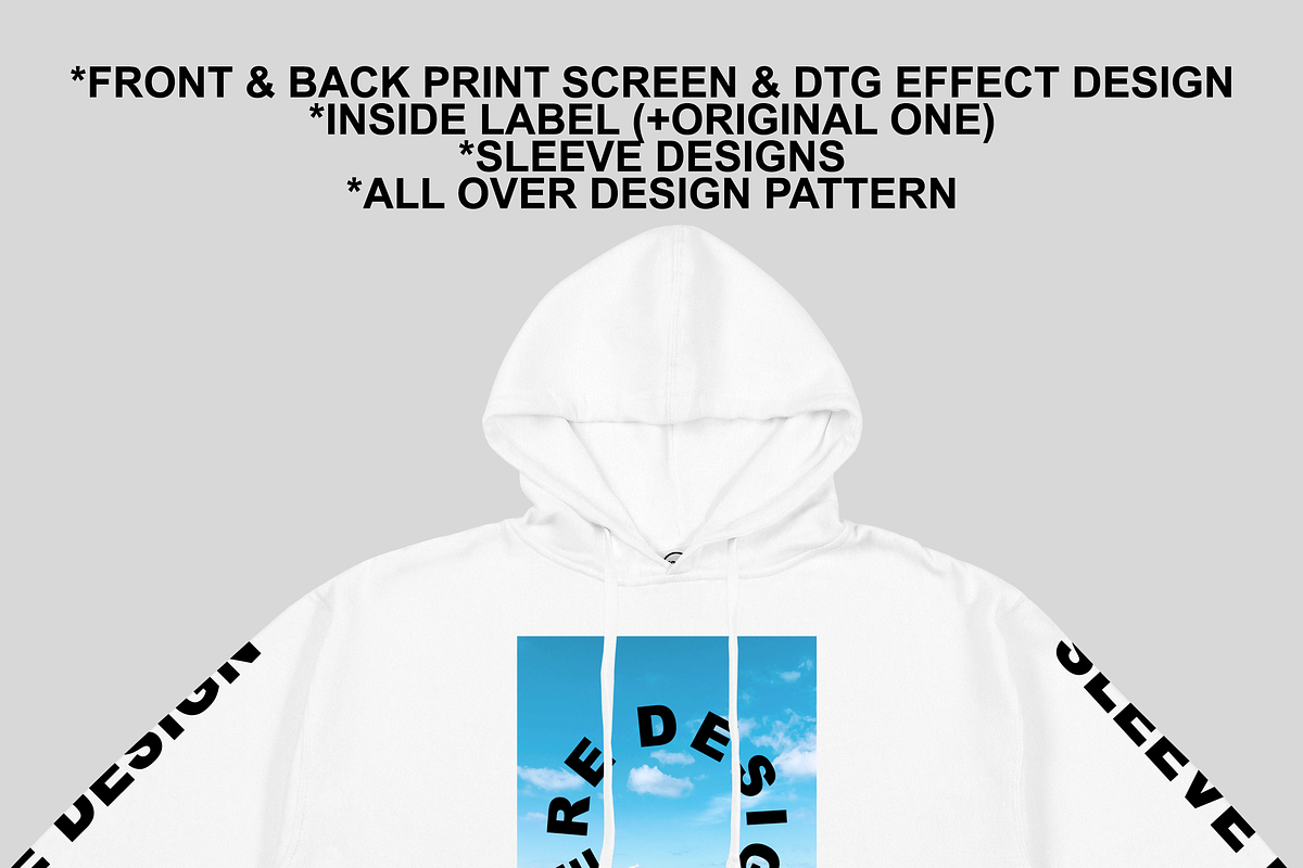 Independent SS4500 Mockup White, a Hoody Mockup by Infinity Mockups (Photo 2 of 6)