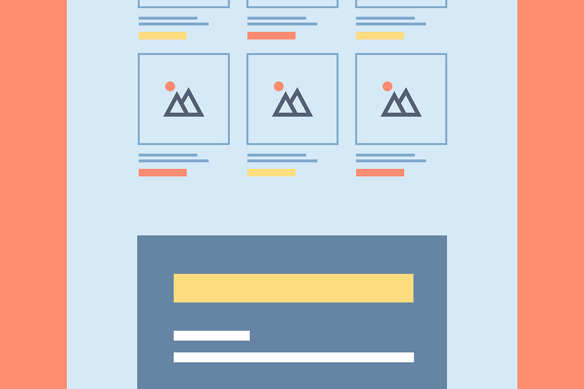 Creative Wireframe Landing Page, a Landing Page Template by ContestDesign (Photo 5 of 6)