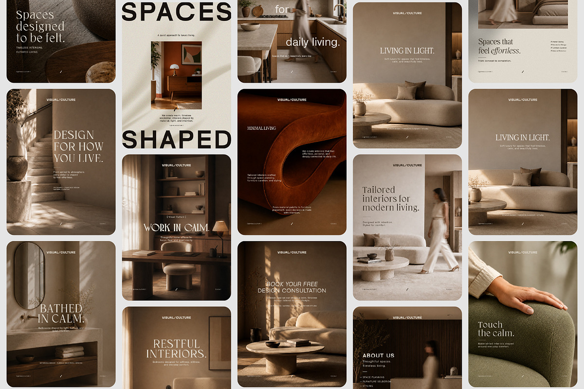 Visual Culture - Social Media Kit, a Social Media Template by MustaART (Photo 2 of 9)