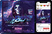 Halloween Party Flyer, a Flyer Template by regalDRAW (Thumbnail 3 of 3)